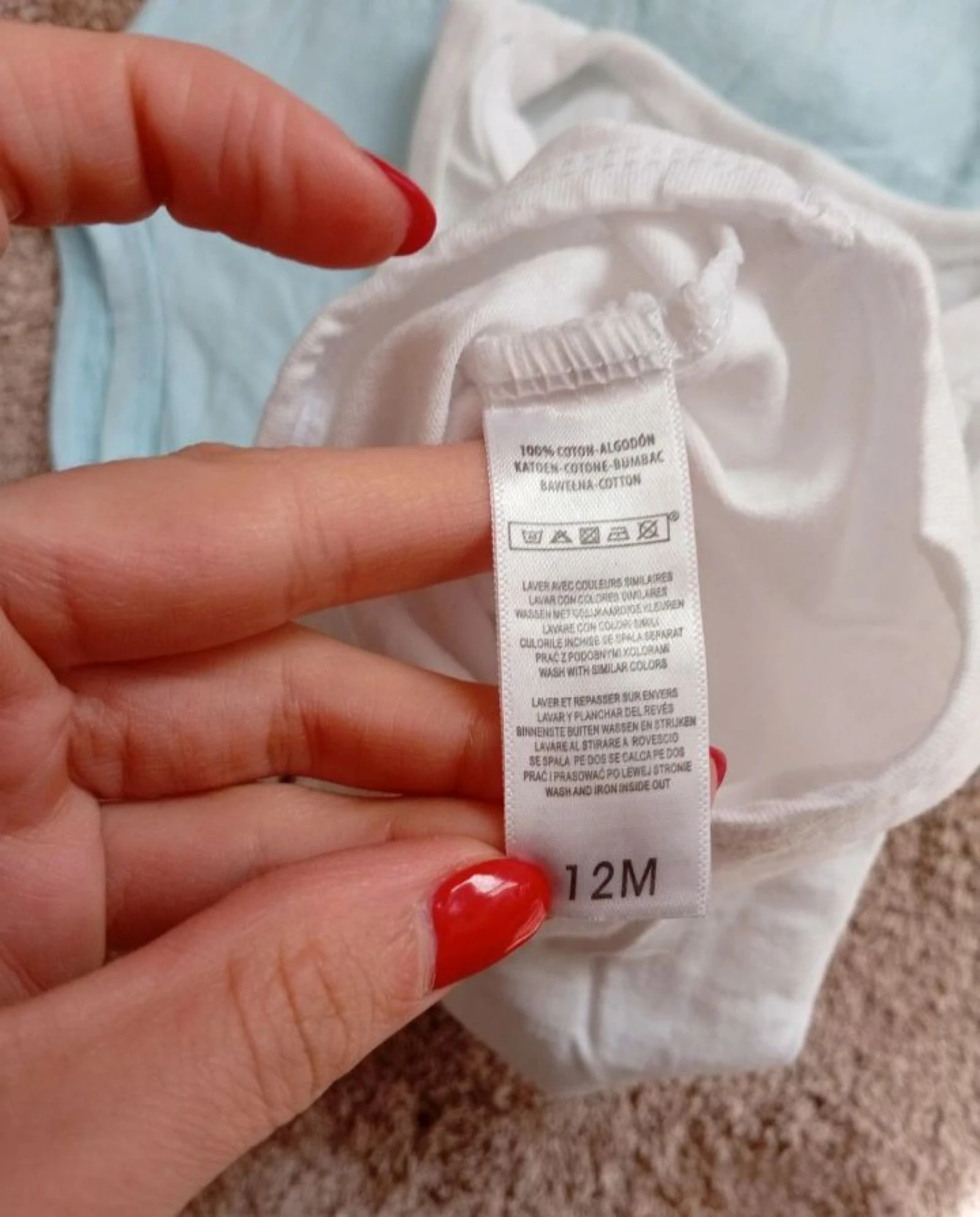Lot of 4 Carrefour baby bodysuits | Size 12 months – photo 4